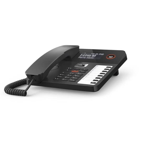 Telefon med sladd - Gigaset - 800A - Nummerpresentation - Vit
