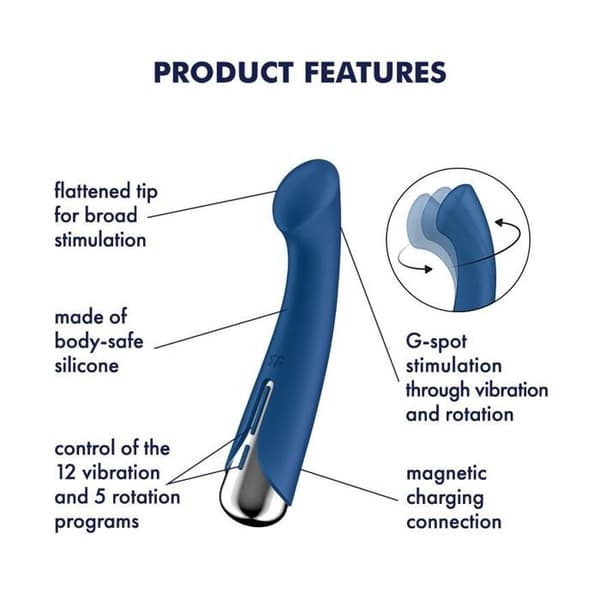 Satisfyer Spinning G-Spot 1 - Blå