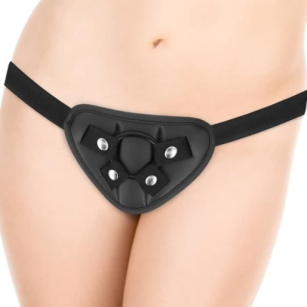 CYBER SILICOCK STRAP ON HARNESS MED 3 RINGAR GRATIS