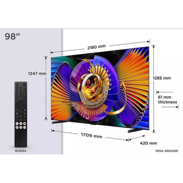 TCL 98C7L - TV
