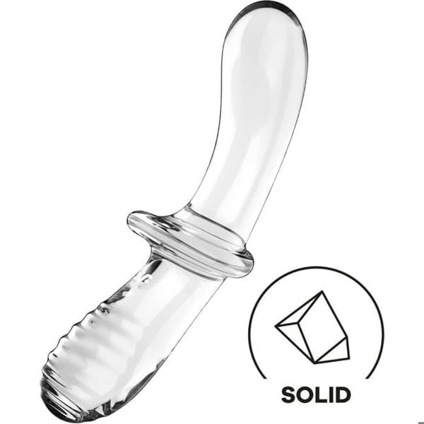 SATISFYER - DOBBELT GLIDANDE CRISTALL KLAR -