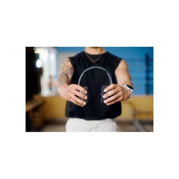 Skullcandy Crusher 540 Active Bluetooth trådlösa cirkumaurala hörlurar grå metall