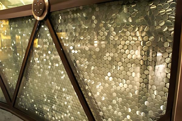 Metal mosaik Rustfrit stål ALLOY S-Karma-Ti-GB poleret grå 0,88 m2