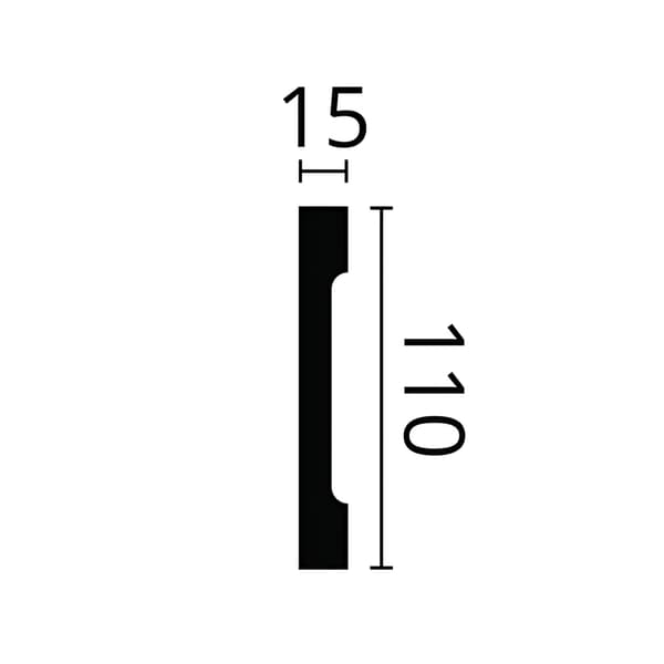 Vägglist NMC WALLSTYL FD2S stil modern