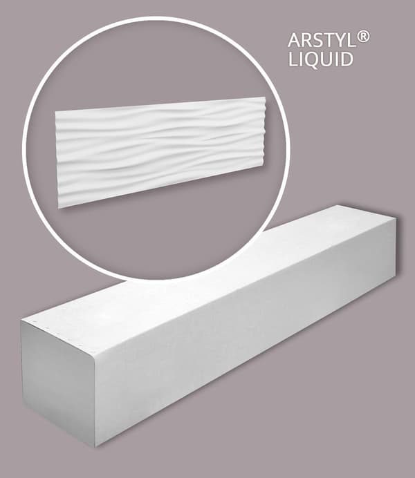 3d vægpanel NMC ARSTYL LIQUID-box 1 kasse med 6 paneler