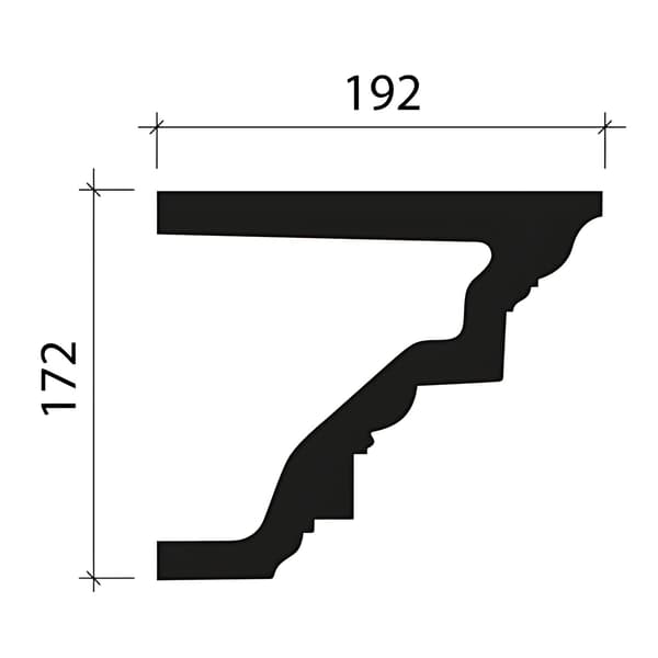 Taklist Profhome 432202 stil tidlös / klassisk