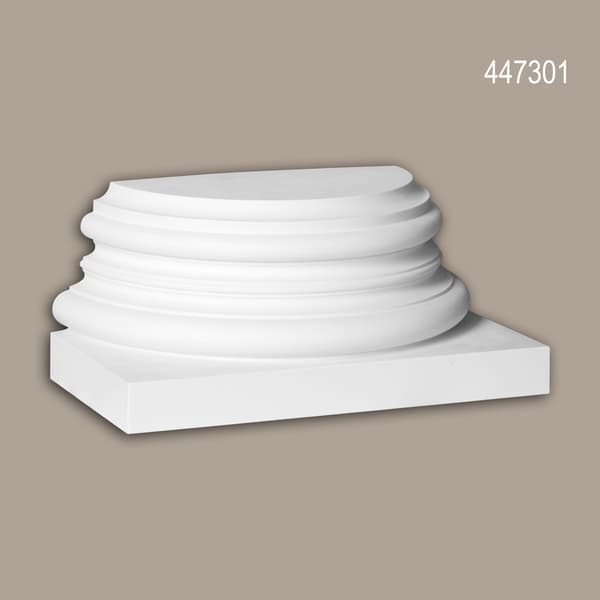 Halv kolonnbas Profhome 447301 stil Korintisk