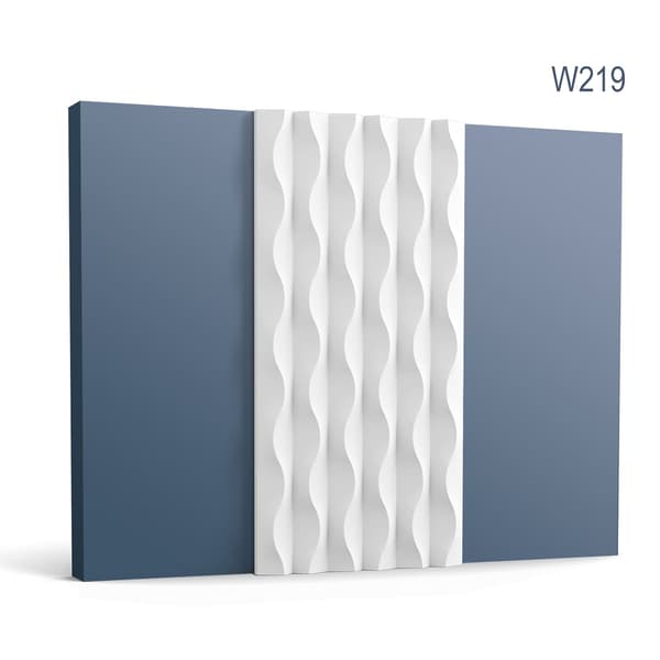 Orac Decor W219-box ZEA 1 låda innehåller 7 paneler 3D väggpanel Väggpanelering i modern stil | 14 m