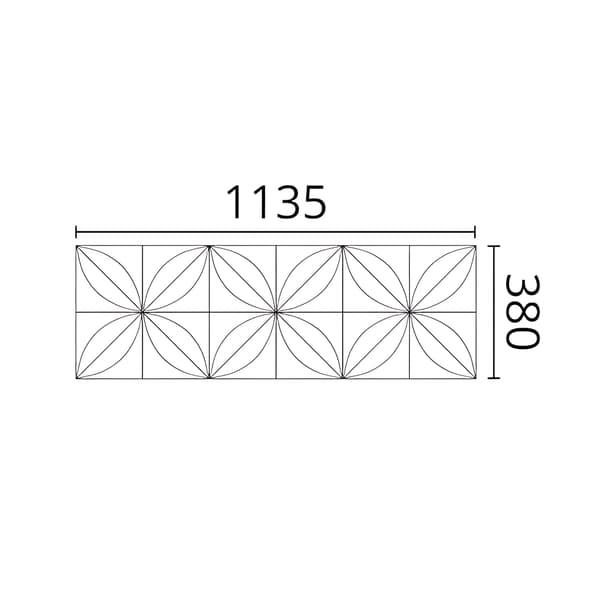 3d vægpanel NMC ARSTYL FLOWER stil moderne