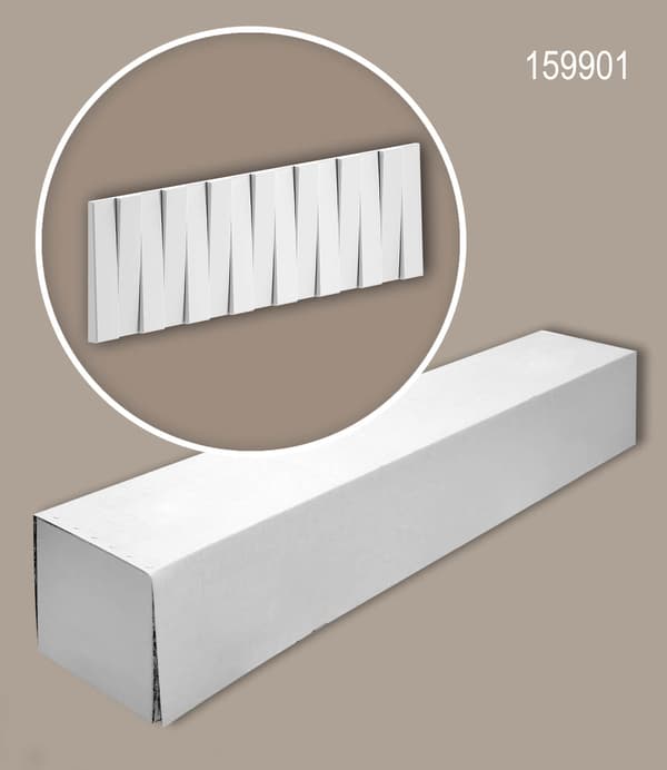 Profhome 159901-box 1 låda innehåller 8 paneler 3D väggpanel Väggpanelering i modern stil | 1,84 m2