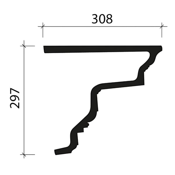 Taklist Profhome 401301 stil tidlös / klassisk