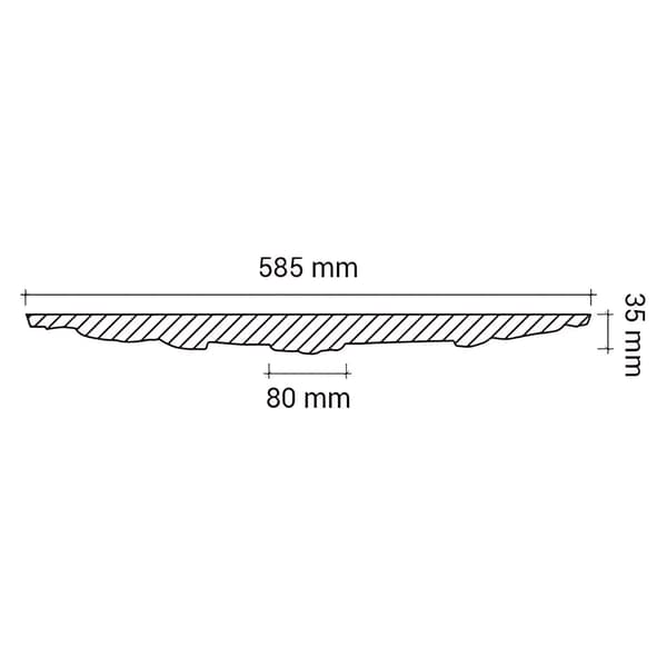 Stuk rosette Profhome 156043 stil Neo Empire