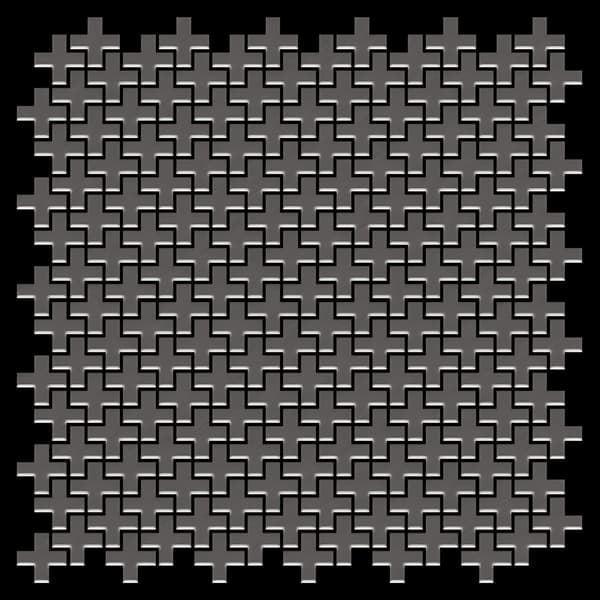 Metal mosaik Titanium ALLOY S-Linear-Ti-AM poleret grå 0,88 m2
