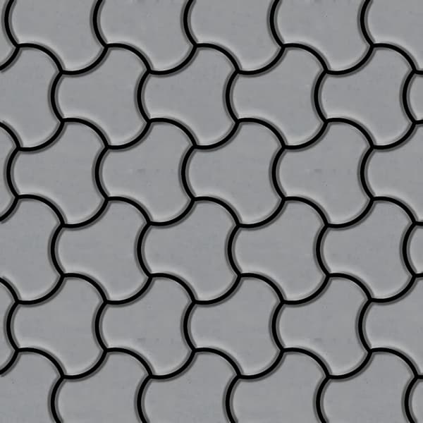 Metal mosaik Rustfrit stål ALLOY S-Linear-RS mat grå 0,75 m2