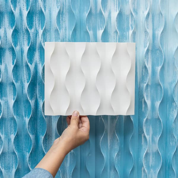 Orac Decor W219-box ZEA 1 låda innehåller 7 paneler 3D väggpanel Väggpanelering i modern stil | 14 m