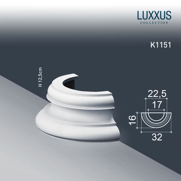 Søjler postament Orac Decor LUXXUS K1151 stil klassisk