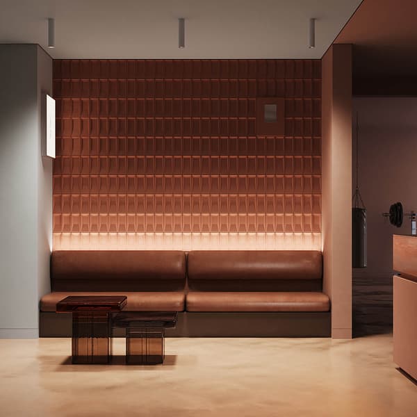Profhome 159903-box 1 låda innehåller 4 paneler 3D väggpanel Väggpanelering i modern stil | 0,69 m2