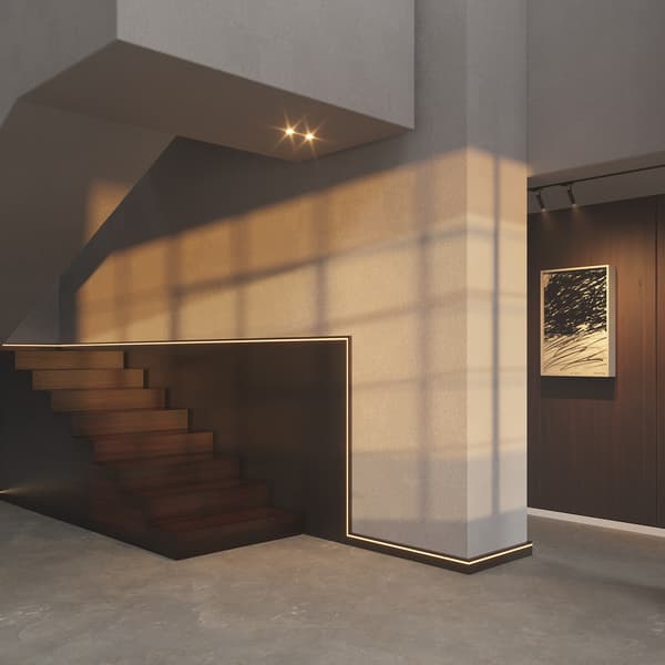 Golvlist NMC WALLSTYL IL11 BLACK stil modern