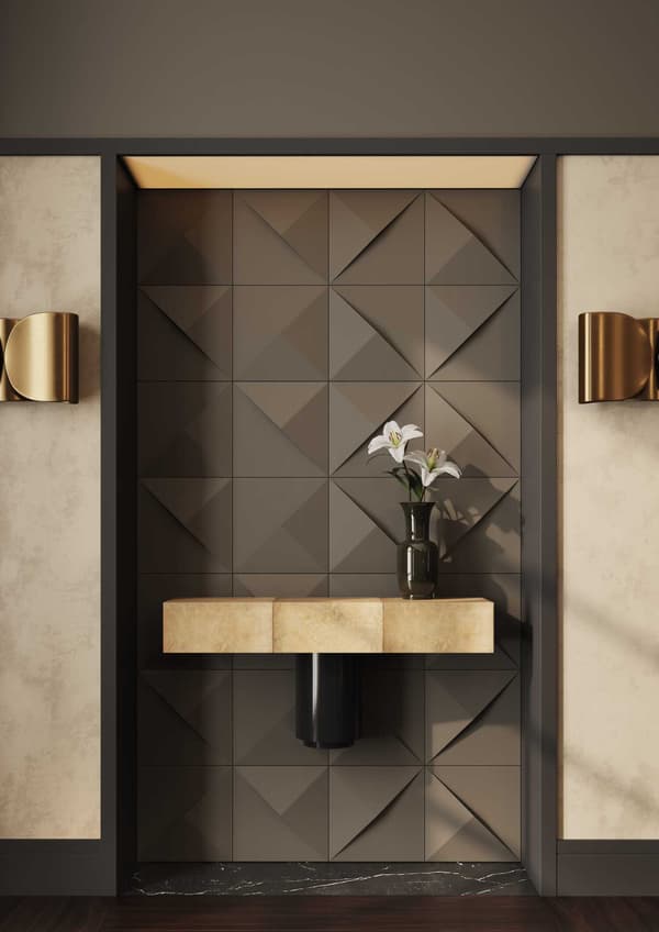 3D-väggpanel NMC ARSTYL PUZZLE-box 1 låda innehåller 6 paneler