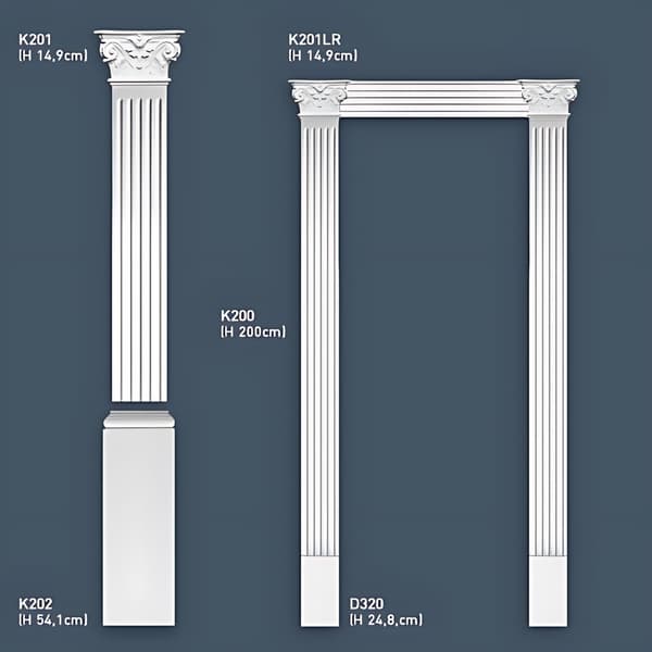 Pilaster base Orac Decor LUXXUS K200 stil klassisk
