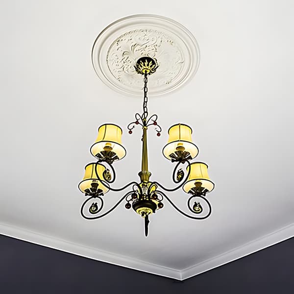 Stuk rosette Profhome 156001 stil Nyklassicisme
