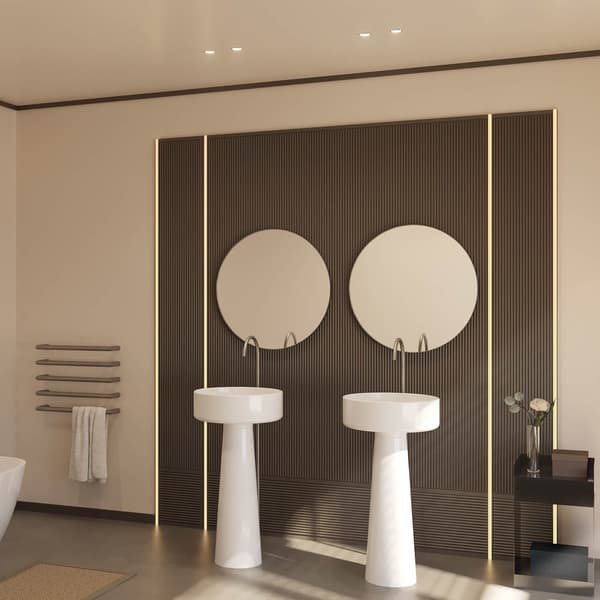 Golvlist NMC WALLSTYL FT2 BLACK stil modern