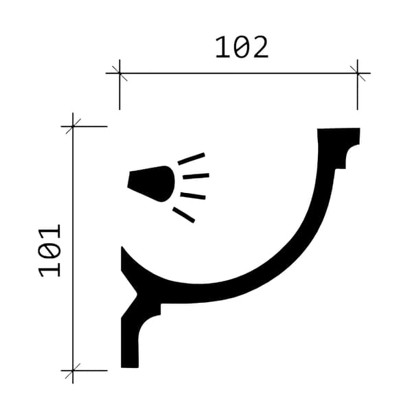 Taklist Profhome 150261 stil nyklassicism
