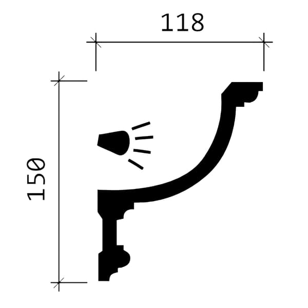 Taklist Profhome 150209F stil nyklassicism