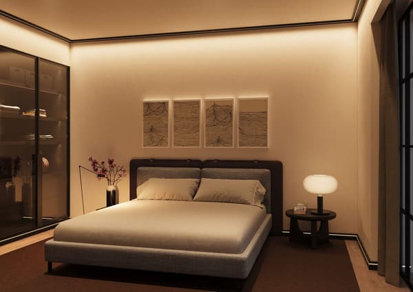 Golvlist NMC WALLSTYL IL11 BLACK stil modern