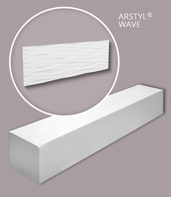 3d seinäpaneeli NMC ARSTYL WAVE-box 1 laatikko kanssa 7 paneelia