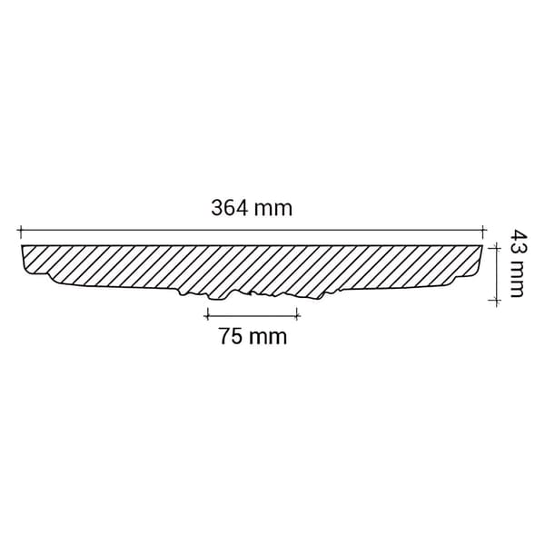 Stuk rosette Profhome 156048 stil Rokoko / Barok