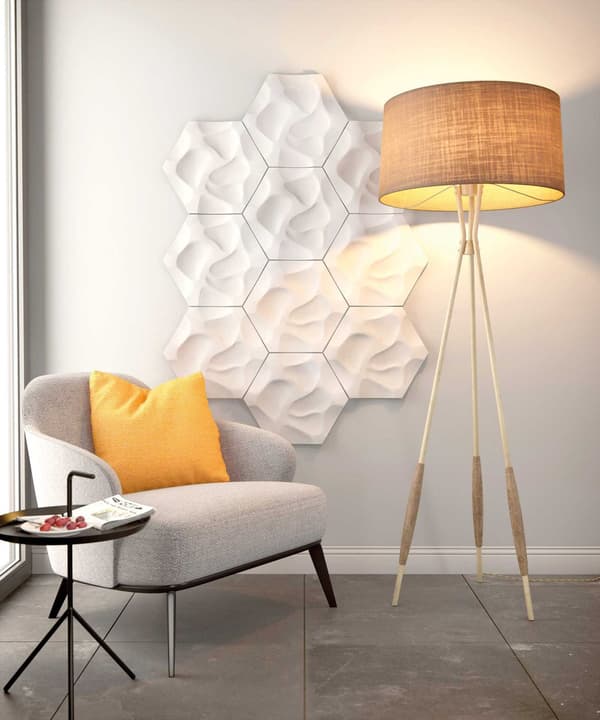 3D-väggpanel NMC ARSTYL CORAL stil modern