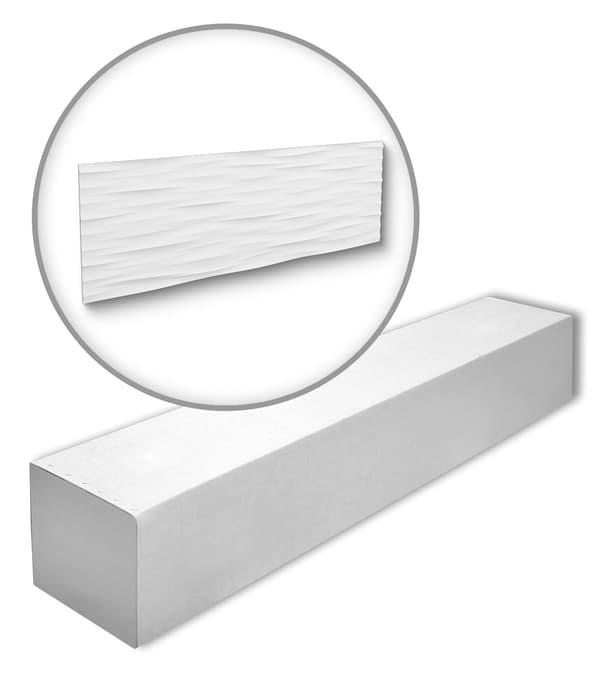 3d seinäpaneeli NMC ARSTYL WAVE-box 1 laatikko kanssa 7 paneelia
