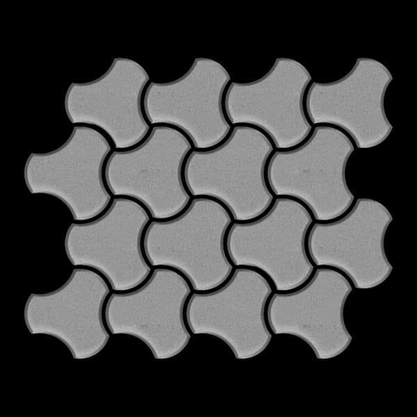 Metal mosaik Rustfrit stål ALLOY S-Linear-RS mat grå 0,75 m2