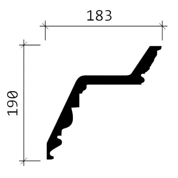 Taklist Profhome 150137 stil tidlös / klassisk