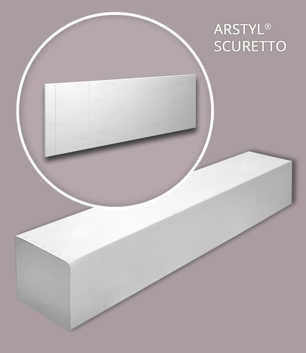 3D vægpaneler NMC ARSTYL SCURETTO-box 1 kasse med 9 paneler 3,87 m2