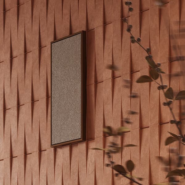 3D väggpanel Profhome 159901 Väggpanelering Akustikpanel Dekorelement i modern stil vit 96 x 24 cm