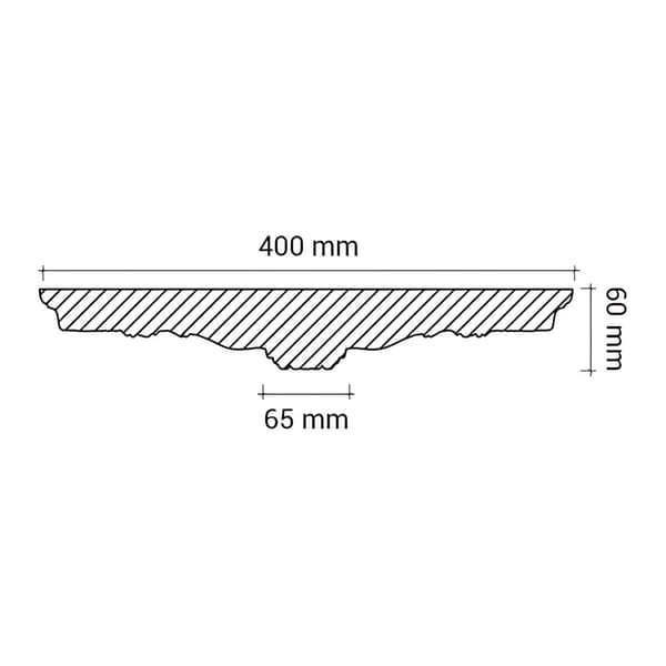Stuk rosette Profhome 156007 stil Neo Empire