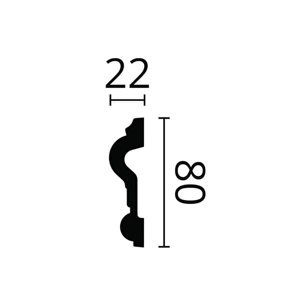 Vägglist NMC ARSTYL Z32 stil modern
