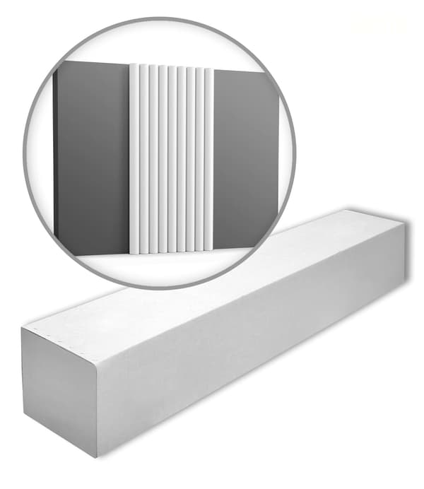 Orac Decor WX218-box FLUTE XL 1 låda innehåller 9 paneler 3D väggpanel Väggpanelering i modern stil | 18 m