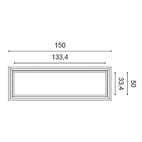 3D-väggpanel Orac Decor LUXXUS W120 stil tidlös / klassisk