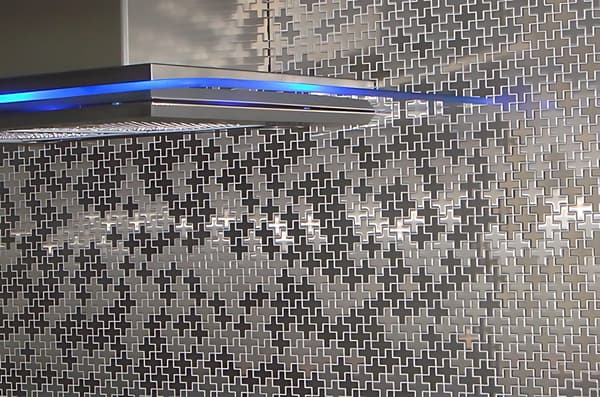 Metal mosaik Titanium ALLOY S-Linear-Ti-AM poleret grå 0,88 m2