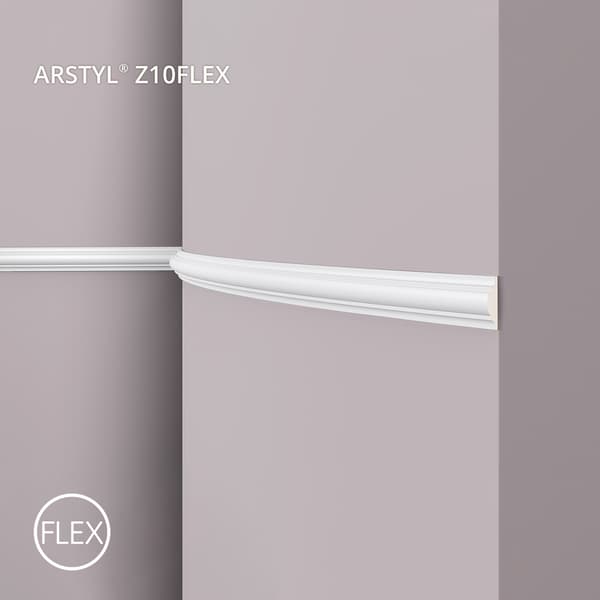 Vägglist NMC ARSTYL Z10 Flex stil tidlös / klassisk