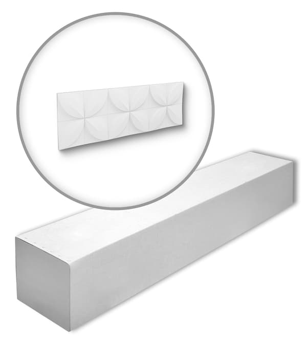 3D-väggpanel NMC ARSTYL FLOWER-box 1 låda innehåller 5 paneler