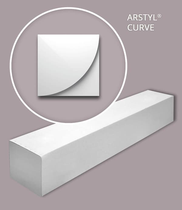 3D-väggpaneler NMC ARSTYL CURVE-box 1 låda innehåller 6 paneler 0,84 m2