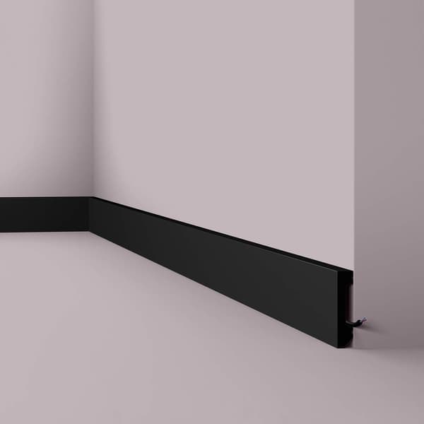 Golvlist NMC WALLSTYL FT2 BLACK stil modern