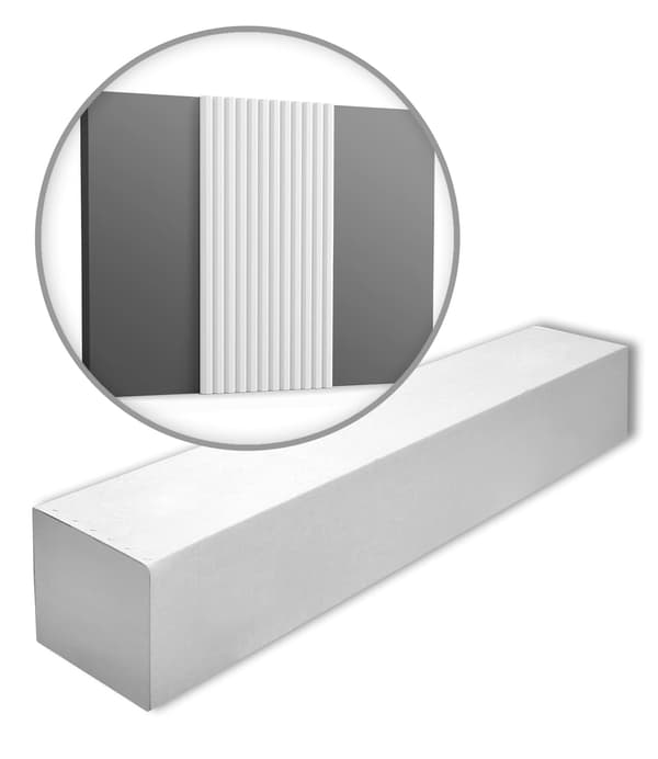 Orac Decor WX213-box ALTO 1 låda innehåller 10 paneler 3D väggpanel Väggpanelering i modern stil | 20 m