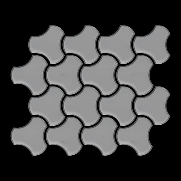 Metal mosaik Rustfrit stål ALLOY S-Linear-RS mat grå 0,75 m2