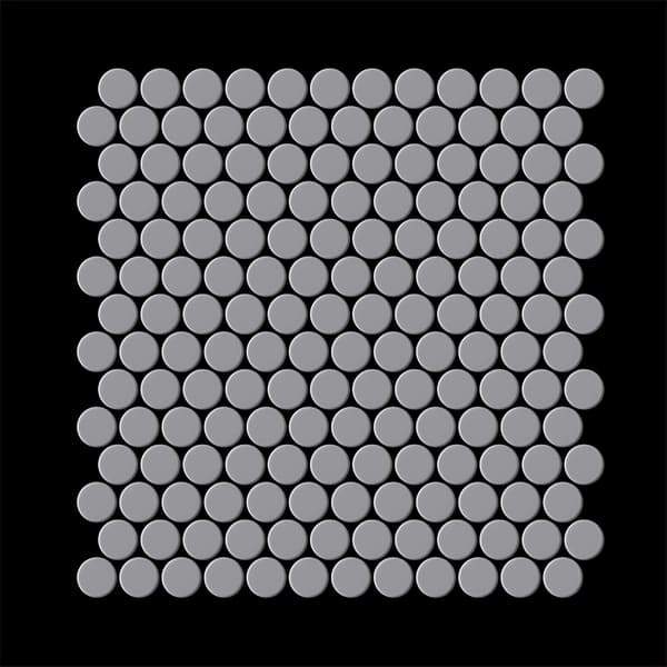 Metal mosaik Rustfrit stål ALLOY S-Karma-Ti-AB mat grå 0,88 m2