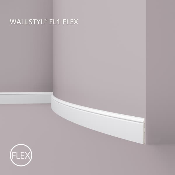 Golvlist NMC WALLSTYL FL1 Flex stil tidlös / klassisk